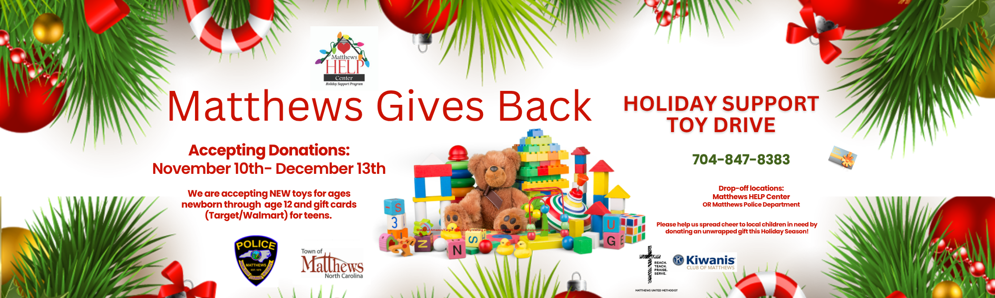 Copy of Pre -Holiday Gift Drive Flyer